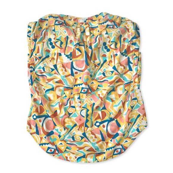 Anthropologie Danielle Kroll Brooklynite Blouse Oversized Sleeveless Cottagecore - Picture 4 of 11